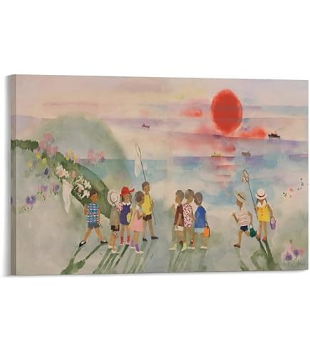 Amazon.co.jp: いわさきちひろインチ額 (花びらの中の少女) : ホーム